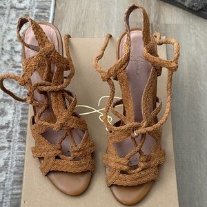 Joie Tan Braided Sandals